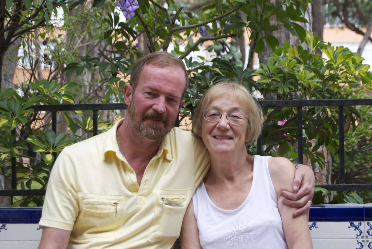 Sonia en Jan op 10 juni 2014